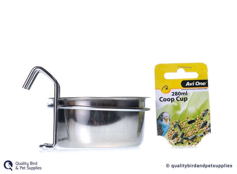 Avi One Coop Cup Feeder With Hook Holder Carousel 1