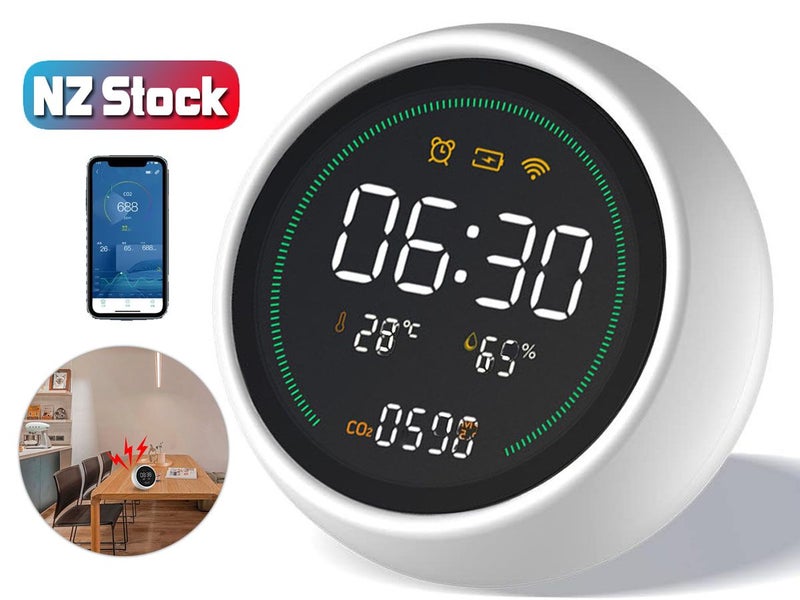 Carbon Dioxide Detector Air Quality Monitor NZ Clearance Carousel 1