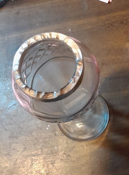 SPECIMAN VASE , CUT CRYSTAL WITH STERLING SILVER MOUNT. 1934 Carousel 3