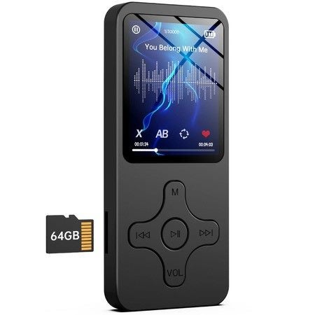 64GB Bluetooth MP3 Music Player HiFi Speaker FM Radio Recording Carousel 1