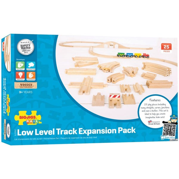 Bigjigs Rail Low Level Track Expansion Pack Carousel 5