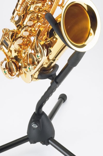 K&M - 14300-000-55 - Eb Alto & Bb Tenor Saxophone Stand. Carousel 2