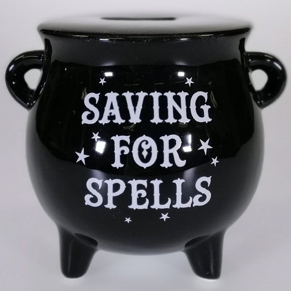 Saving for Spells' - Cauldron Money Box Piggy Bank Carousel 1