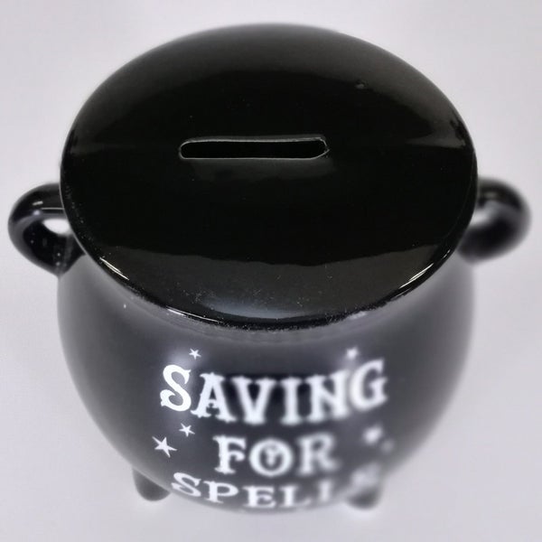 Saving for Spells' - Cauldron Money Box Piggy Bank Carousel 2