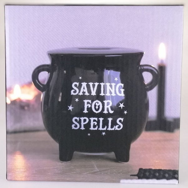 Saving for Spells' - Cauldron Money Box Piggy Bank Carousel 3