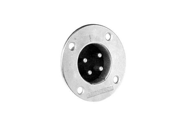 Amphenol - EP-4-14 - 4 Pin Male EP Series Chassis Connector - Round Flange Carousel 1