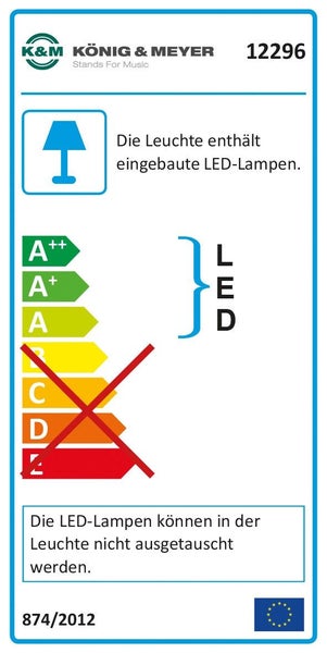 K&M - 12296-085-55 LED Piano Lamp. Carousel 4