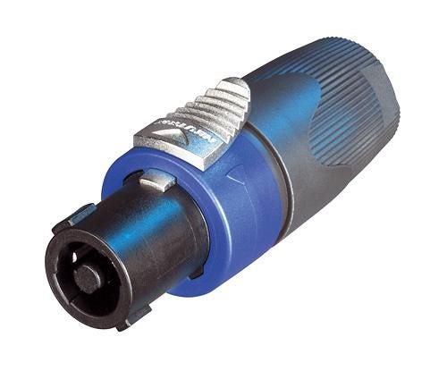 Neutrik - NL4FXX-W-S - 4 pole cable connector, chuck type strain relief, dark... Carousel 1