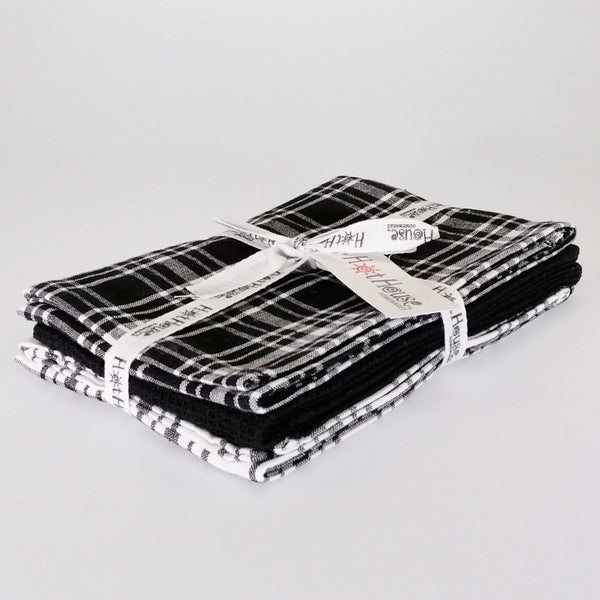 Tea Towel - Dallas Black - Set of 3 Carousel 1