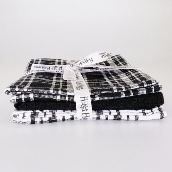 Tea Towel - Dallas Black - Set of 3 Carousel 2