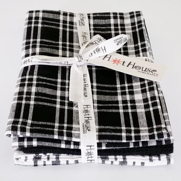 Tea Towel - Dallas Black - Set of 3 Carousel 3
