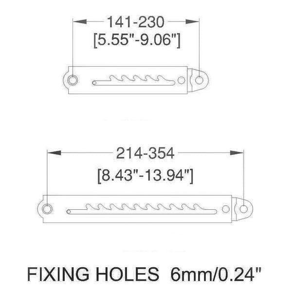 Penn Elcom - P1250-10 - Adjustable Ratchet Stay - Sold as pairs. Carousel 2