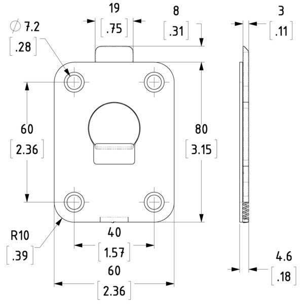 Penn Elcom - L2527 - Ultra Slim Slam Latch Carousel 4