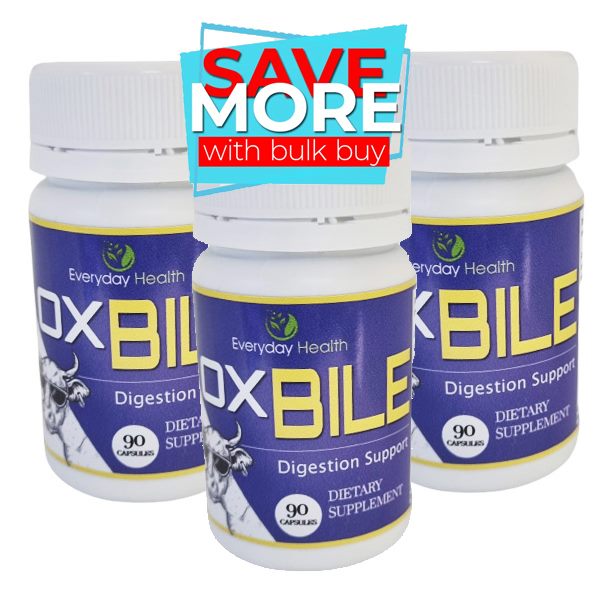 BULK BUY - 3 Bottles - Ox Bile - 270 capsules Carousel 1
