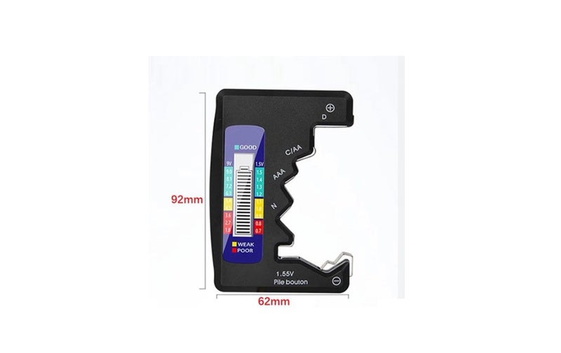 PTN Universal Easy Digital Battery Tester Battery Volt Tester Checker AA A5329 Carousel 2