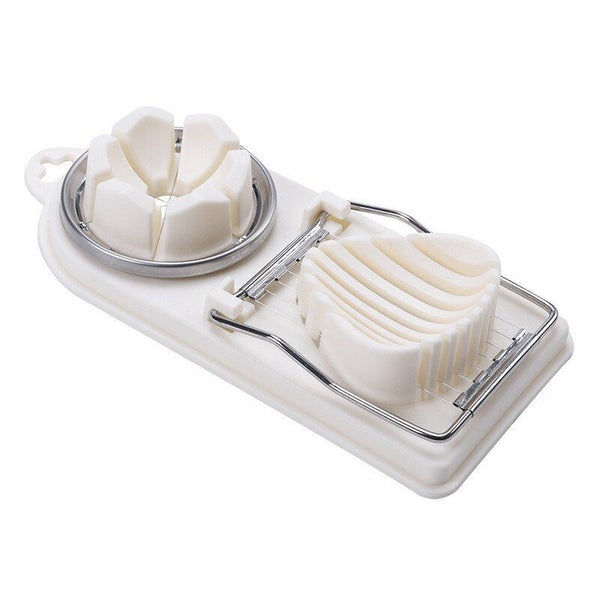 2 in 1 Stainless Steel Egg Slicer Cutter Kitchen Multifunctional Carousel 1