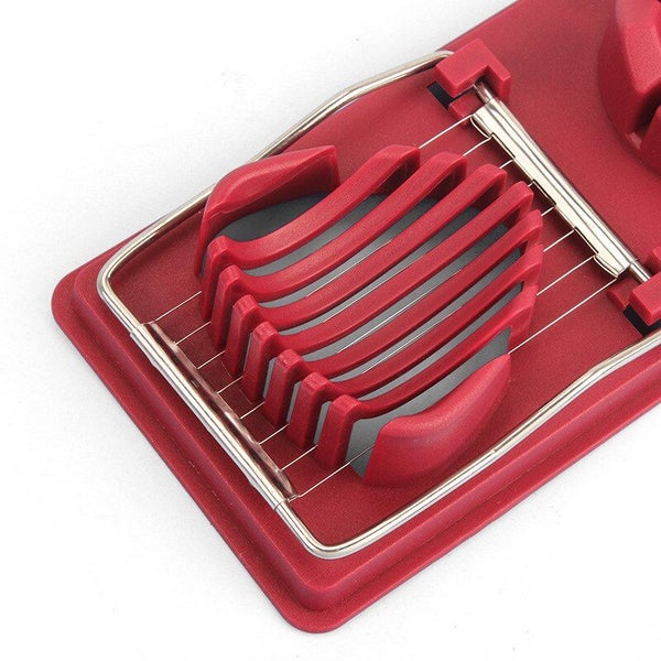 2 in 1 Stainless Steel Egg Slicer Cutter Kitchen Multifunctional Carousel 7