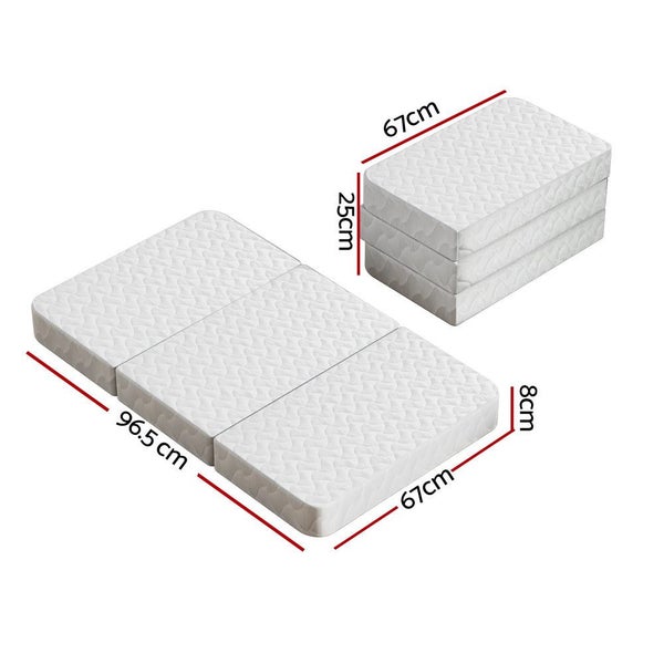 Foldable Mattress Portacot Foam Mattresses Travel Cot Baby Bamboo Cover Cot & C Carousel 2