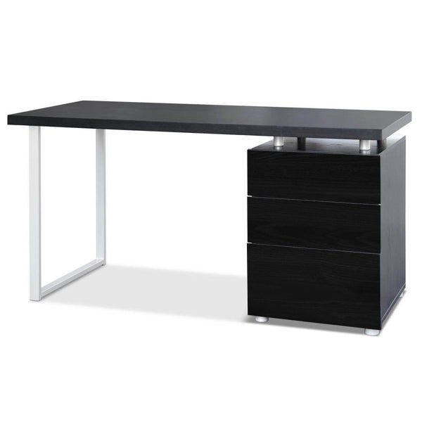 Artiss Metal Desk with 3 Drawers - Black Carousel 1