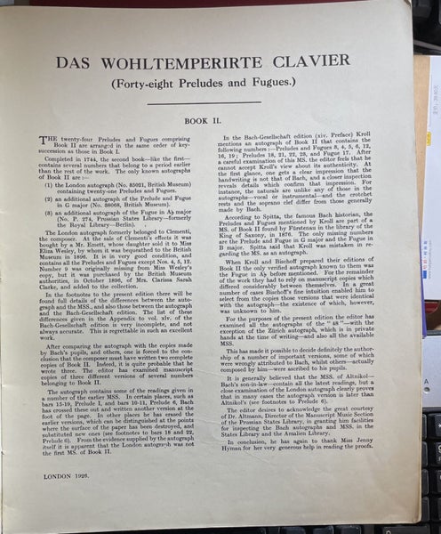 J. S. Bach Wohltemperiertes Klavier The Forty-Eight Preludes & Fugues Book I II Carousel 8