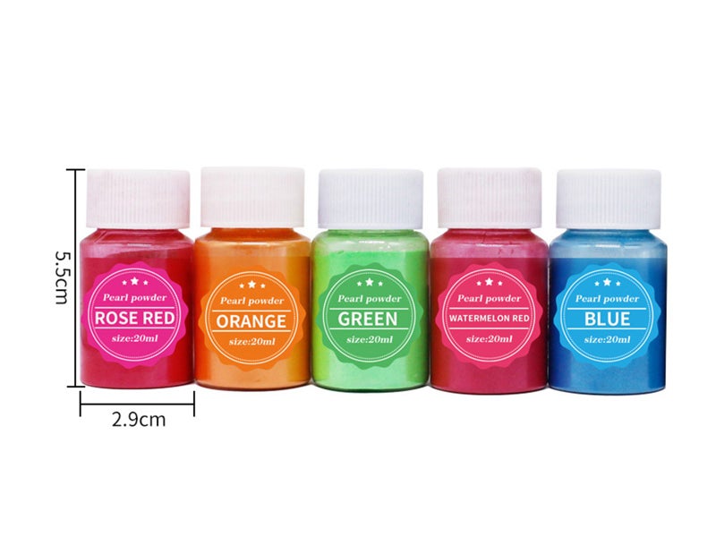24 Bottle Mica Pigment Powder for Epoxy Resin, Soap Making, Nails Arts, Crafts63003959933570113