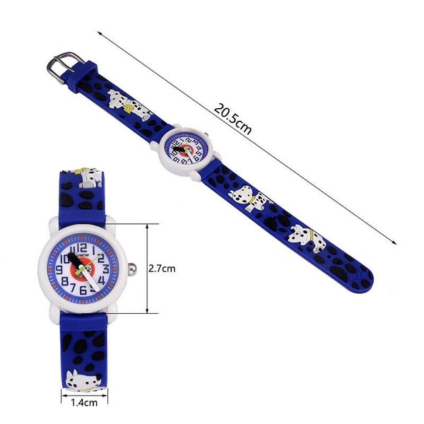 3D Cartoon Spotted Dog Childrens Watch for 3-10 Year Carousel 2