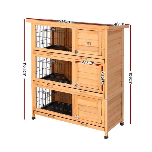 High-quality Waterproof And Anti-termite Pet Rabbit Hutch Carousel 2