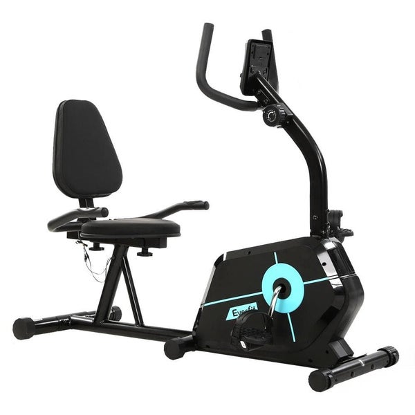 Everfit Magnetic Recumbent Exercise Bike Fitness Cycle Trainer Gym Equipment Carousel 1