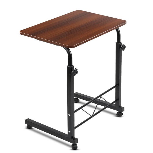 Artiss Laptop Table Desk Portable - Dark Wood Carousel 1