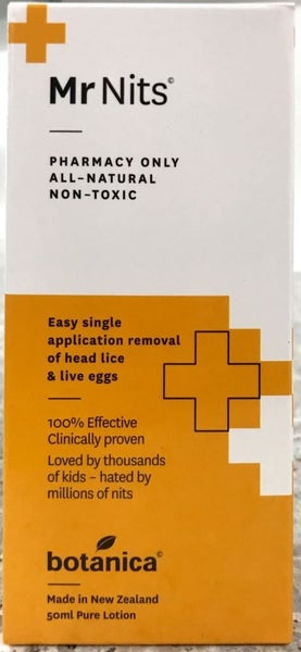 Mr Nits Headlice Nit Treatment 50 mL ** Pakuranga Pharmacy ** Carousel 1