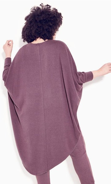 ZIM & ZOE Plum Super Soft Cardigan ~ Size 22-24 Carousel 2