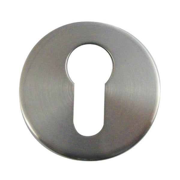 Asec Round Euro Escutcheon 52x5mm Satin Stainless Steel AS4517 Carousel 2