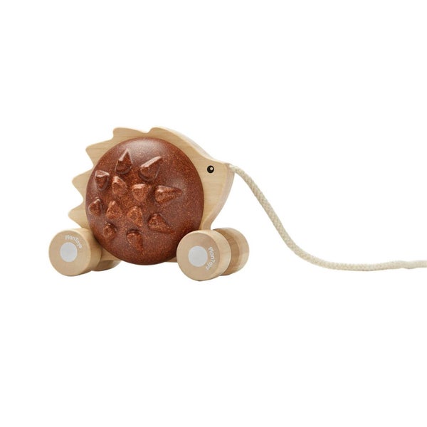PlanToys Pull-Along Hedgehog (Brown) Carousel 1