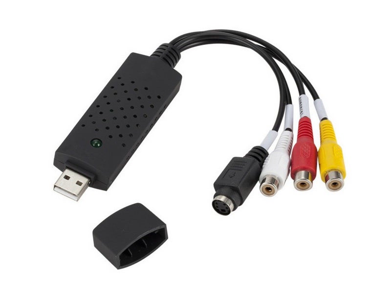 2 X USB 2.0 Audio Video Adapter VHS to DVD VCR Converter Digital Capture Card Carousel 7