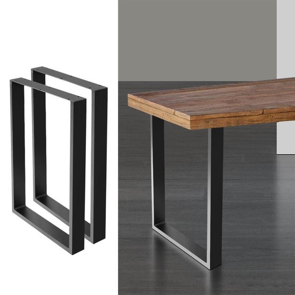 NZ LOCAL STOCK-Artiss 2x Coffee Dining Steel Table Legs 71x50cm Industrial Vi... Carousel 4