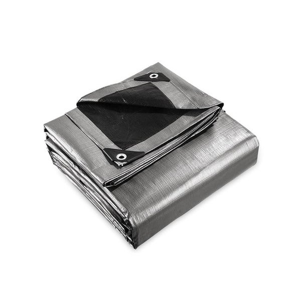 Goslash Picks Instahut 3.6x7.3m Tarp Camping Tarps Poly Tarpaulin Heavy Duty ... Carousel 1