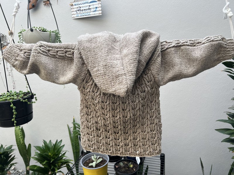 Knitting Pattern, Rug Me Up Hooded Jacket, Sizes 0-24 months Carousel 16