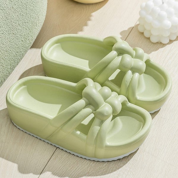 Platform Summer Shoes for Women High Heels 5.5CM Flip Flops Non-slip Carousel 1