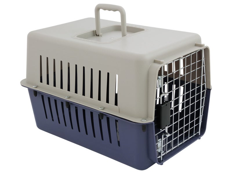Pet Carrier - Portable Animal Crate Cage 50cm x 34cm x 32cm Carousel 2