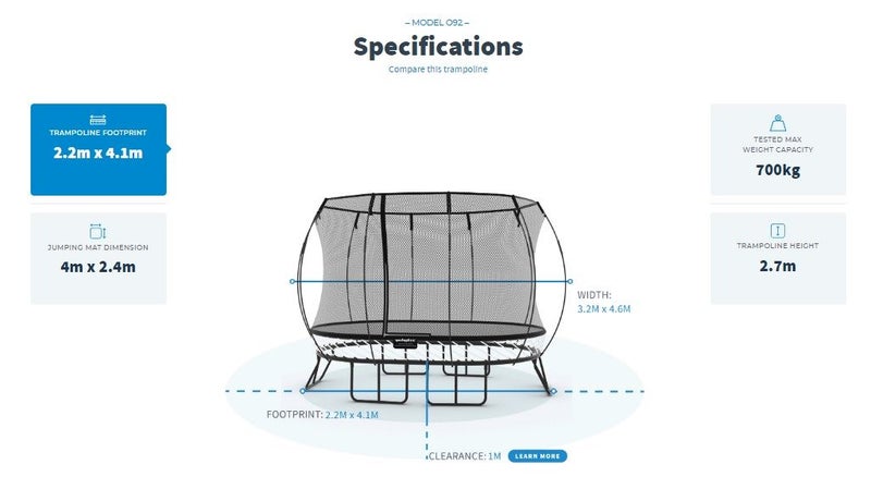 Springfree Trampoline - Large Oval Carousel 3