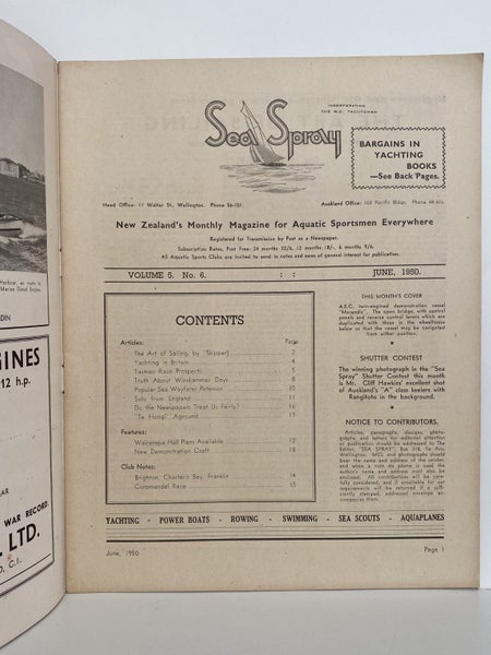 VINTAGE MAGAZINE: Sea Spray - June 1950 - Vol. 5, No. 6 Carousel 4