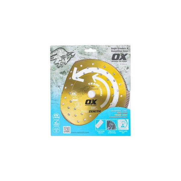 OX Premium Turbo Segmented Blade 230mm - Universal/Hard Carousel 1