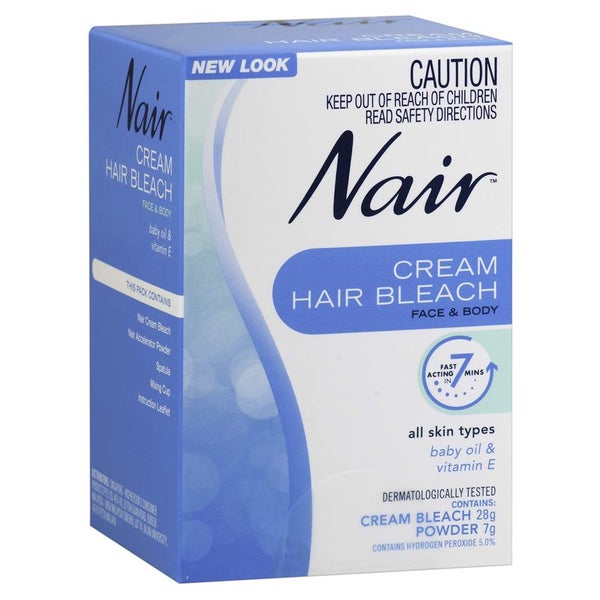 Nair Cream Hair Bleach for Face and Body Carousel 1