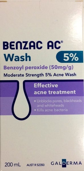 Benzac AC Acne Wash 5% 200ml **Pakuranga Pharmacy** Carousel 1