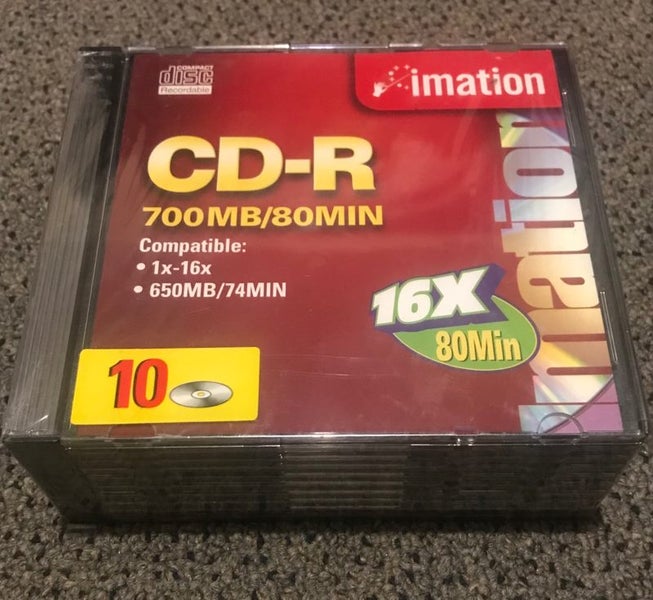 Imation CD-R 700MB/80MIN 10pk Carousel 1