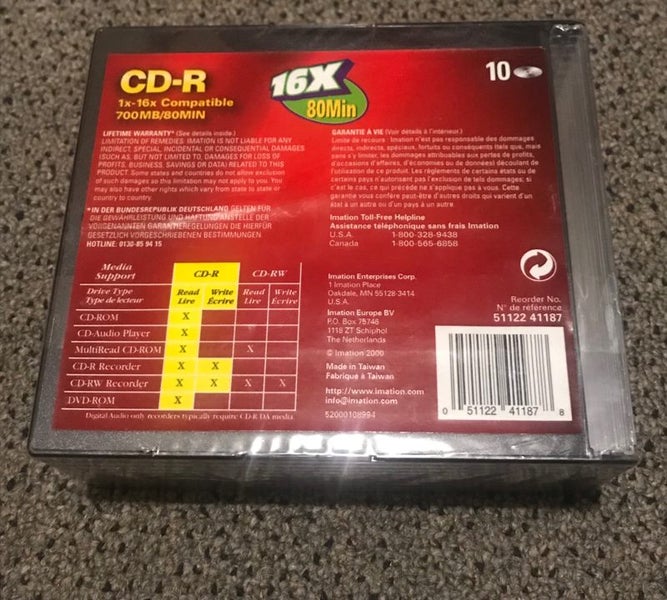 Imation CD-R 700MB/80MIN 10pk Carousel 2
