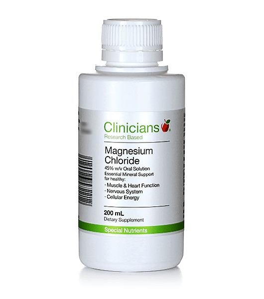 Clinicians Magnesium Chloride 45% 200 ml Carousel 1