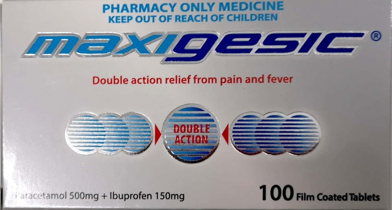 Maxigesic 100 tablets Carousel 1