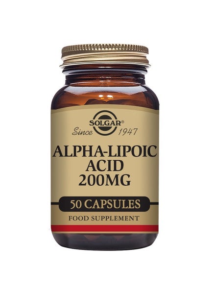 Solgar ALPHA LIPOIC ACID 200 MG 50 capsules Carousel 1