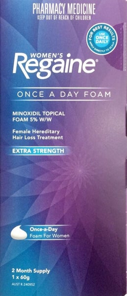Regaine Foam for Women 5% Hair Loss Treatment 2 Months supply-Pharmacy Medicine Carousel 1